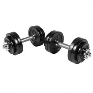 Håndvægtsæt (2 x 15 kg justerbar - Jern)